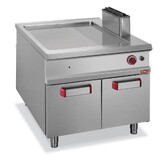 Diamond 2 3 gladde & 1 3 gegroefde gaskookplaat, chroom, op kast - pass-through Diamond 2 3 gladde & 1 3 gegroefde gaskookplaat, chroom, op kast - pass-through