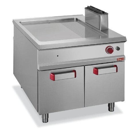 Diamond 2 3 gladde & 1 3 gegroefde gaskookplaat, chroom, op kast - pass-through | G1/PMCA2 Diamond 2 3 gladde & 1 3 gegroefde gaskookplaat, chroom, op kast - pass-through | G1/PMCA2