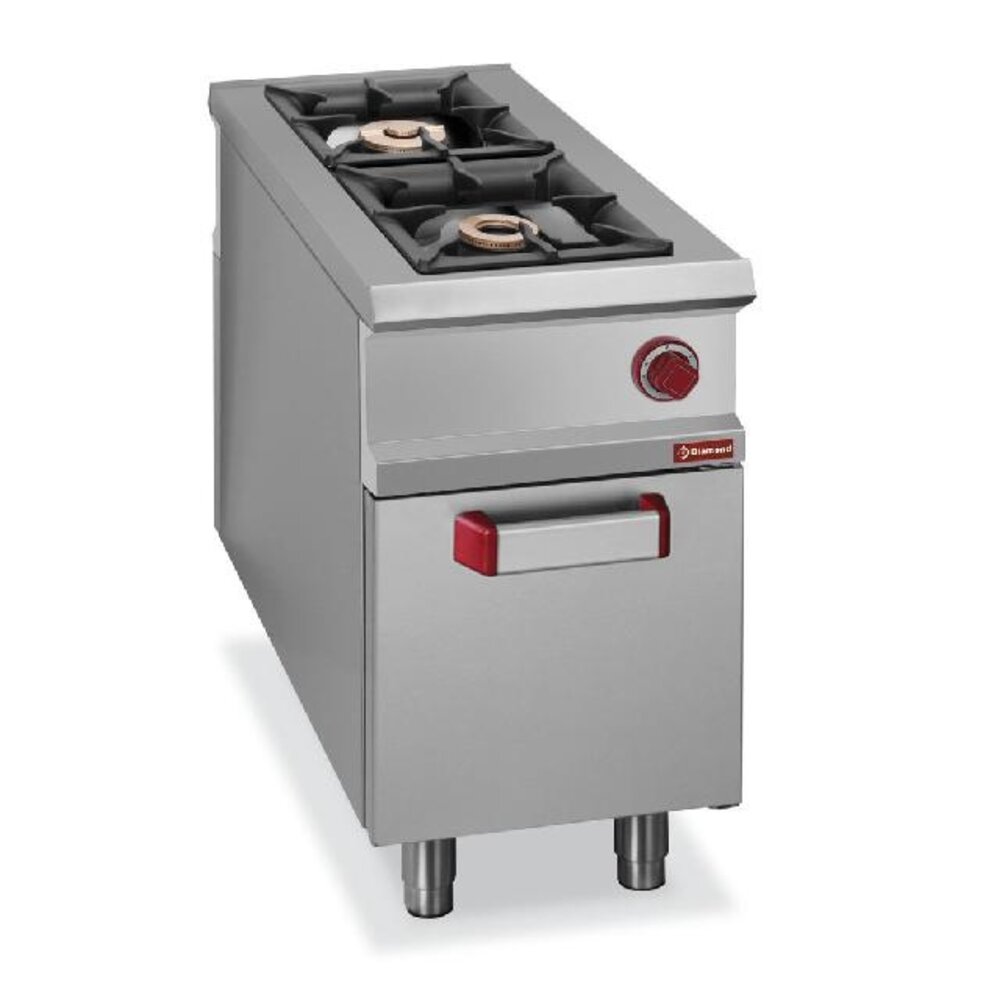 Diamond Gasfornuis met 2 branders, kast - pass-through | G1/2BA1 Diamond Gasfornuis met 2 branders, kast - pass-through | G1/2BA1