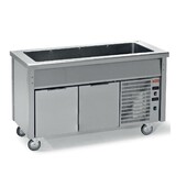 Diamond Element met diepgekoelde kuip op gekoelde kast Diamond Element met diepgekoelde kuip op gekoelde kast