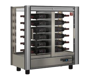 Diamond Gekoelde wijnvitrine lt. 216 - doorgeef - moduleerbaar Diamond Gekoelde wijnvitrine lt. 216 - doorgeef - moduleerbaar