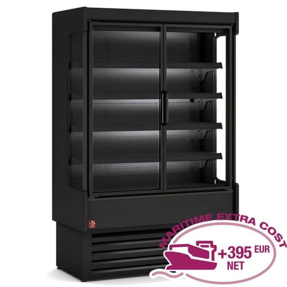 Diamond Gekoeld wandmeubel, geventileerd met groep, 3 klapdeuren | NIA18/B5-8-PV