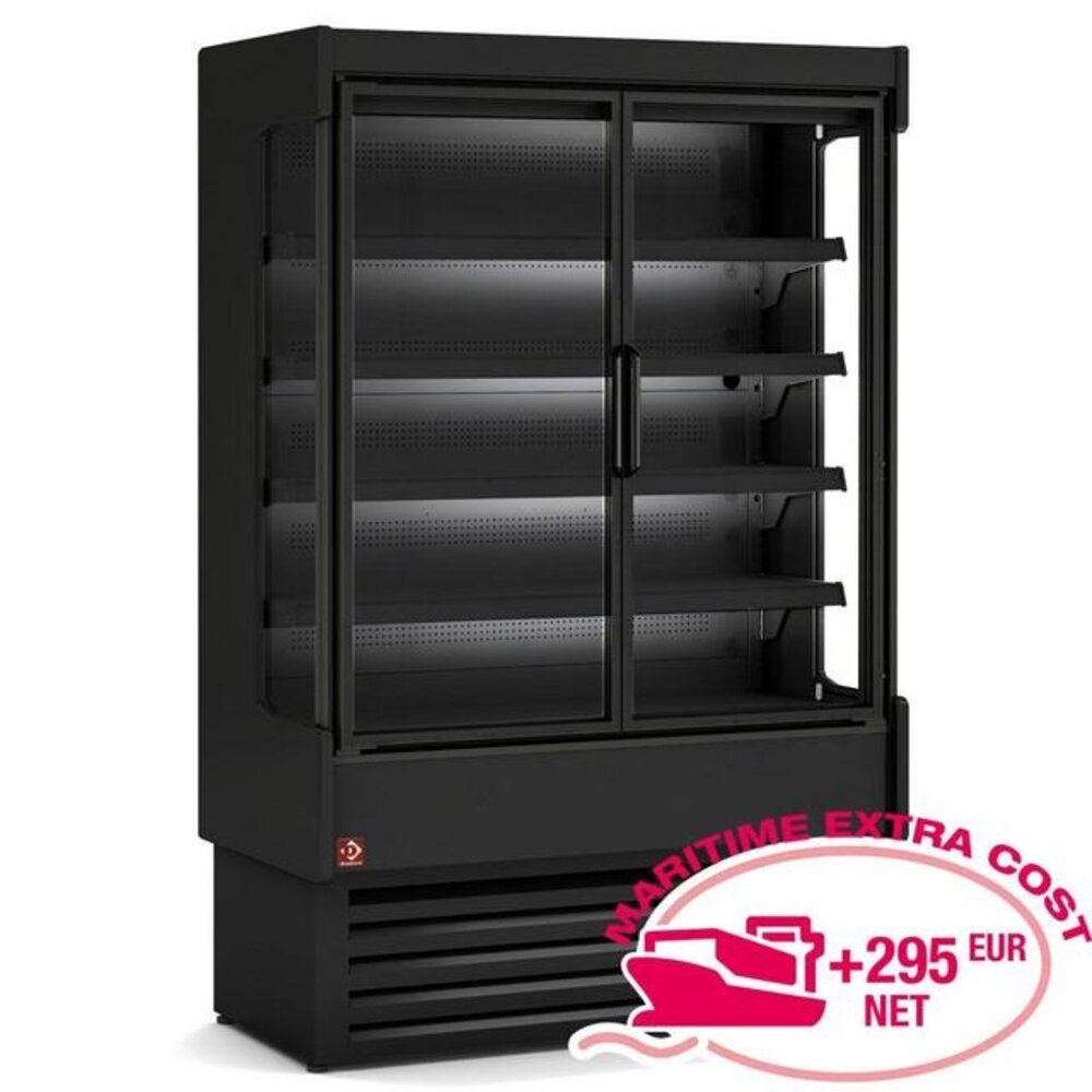 Diamond Gekoeld wandmeubel, geventileerd met groep, 2 klapdeuren | NIA12/B5-6-PV