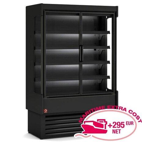 Diamond Gekoeld wandmeubel, geventileerd met groep, 2 klapdeuren | NIA12/B5-6-PV