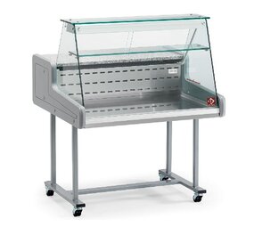 Diamond Gekoelde vitrinetoonbank - recht frontglas