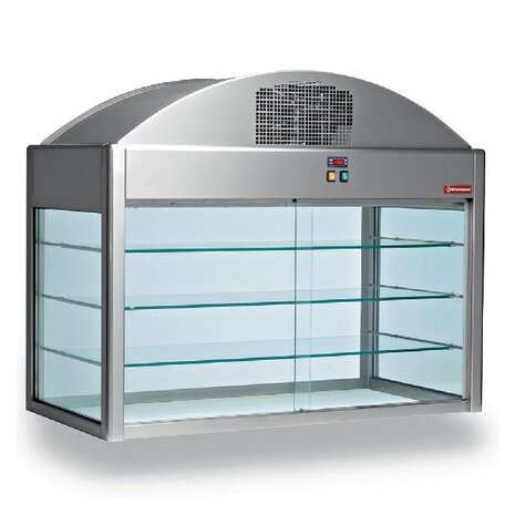 Diamond Onafhankelijke gekoelde vitrine met gordijn (met bodem) | S80/VRAF22-R2