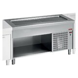 Diamond Element met ondiepe kuip op open kast 4x gn1 1