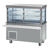 Diamond Vitrine element met gekoelde top op open kast Diamond Vitrine element met gekoelde top op open kast