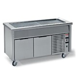 Diamond Element met gekoelde top op gekoelde kast Diamond Element met gekoelde top op gekoelde kast