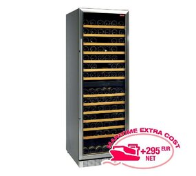 Diamond Wijnkast vitrine, geventileerd, 375 lt., deur in roestvrij staal, 2 t°, black Diamond Wijnkast vitrine, geventileerd, 375 lt., deur in roestvrij staal, 2 t°, black