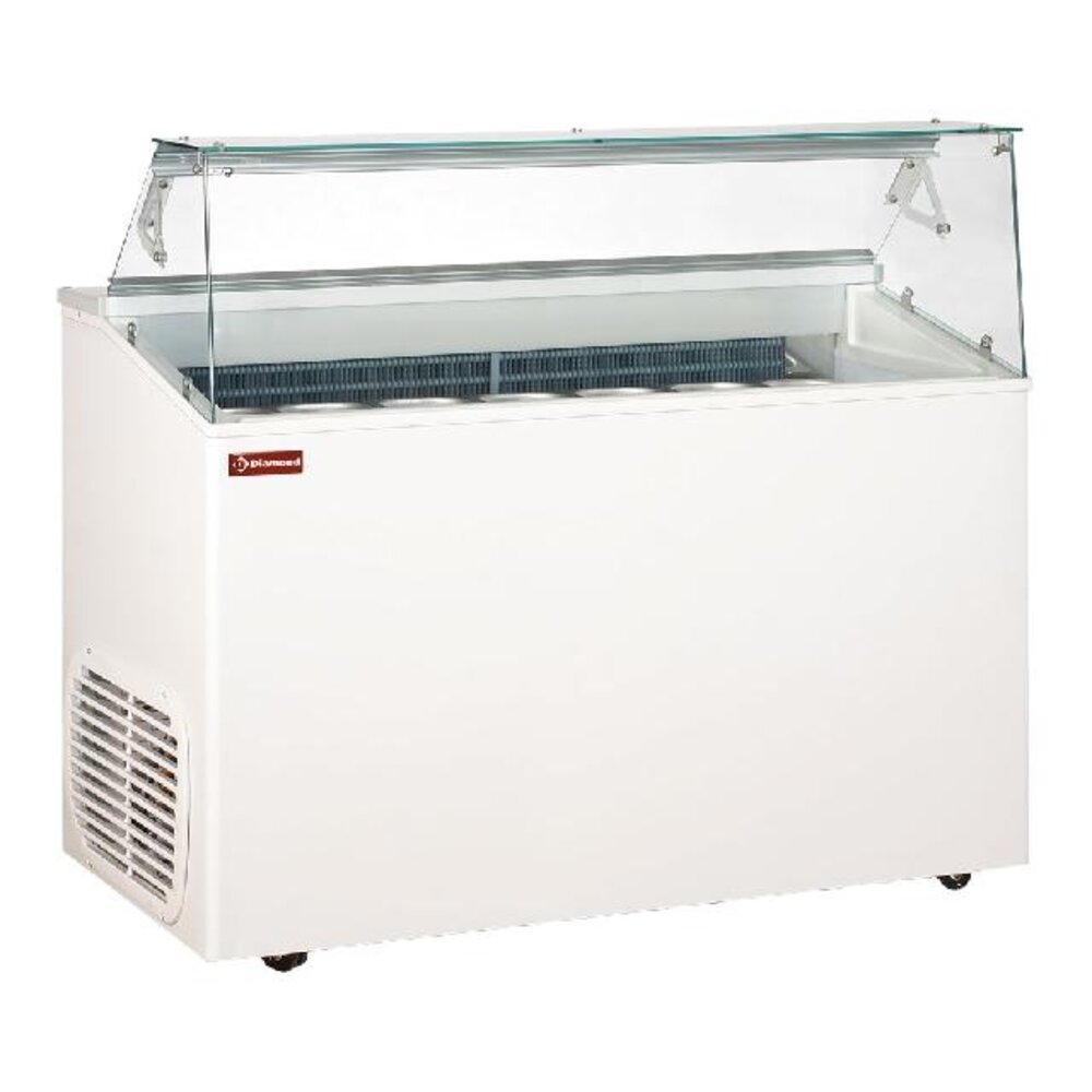 Diamond Uitstalvitrine voor roomijs, 7 bakken | TOP7-R2 Diamond Uitstalvitrine voor roomijs, 7 bakken | TOP7-R2