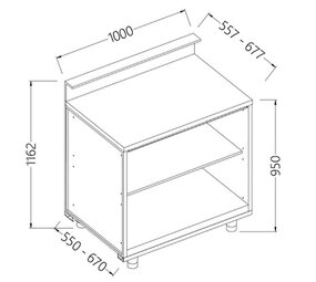 Diamond Neutrale bar Diamond Neutrale bar