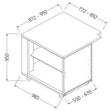 Diamond Neutrale bar toonbanken_kassa gedeelte 90° (open)
