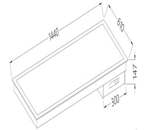 Diamond Vitrokeramisch element wit 4x gn 1 1 Diamond Vitrokeramisch element wit 4x gn 1 1