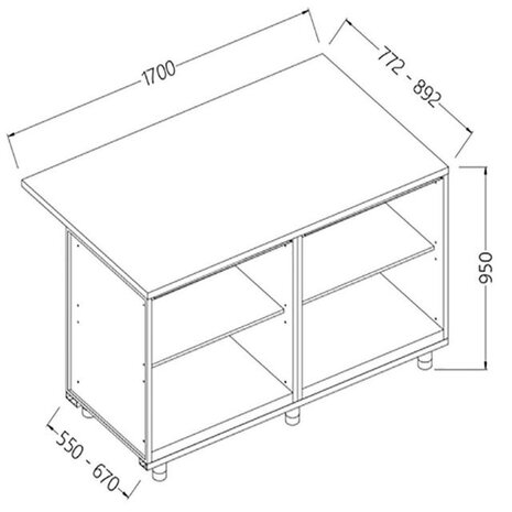 Diamond Neutrale bar toonbanken_kassa gedeelte | BC17X/5 Diamond Neutrale bar toonbanken_kassa gedeelte | BC17X/5
