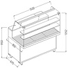 Diamond Snack vitrine voor brood_hoge ruiten | VPA15X Diamond Snack vitrine voor brood_hoge ruiten | VPA15X
