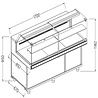 Diamond Geventileerde gekoelde vitrines voor snacks_lage ruiten, groep op afstand, zonder reserve | VB17XR Diamond Geventileerde gekoelde vitrines voor snacks_lage ruiten, groep op afstand, zonder reserve | VB17XR