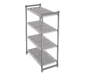 Cambro Stelling 183cm hoog 4 planken - 54cm diep - 91,5cm breed Cambro Stelling 183cm hoog 4 planken - 54cm diep - 91,5cm breed