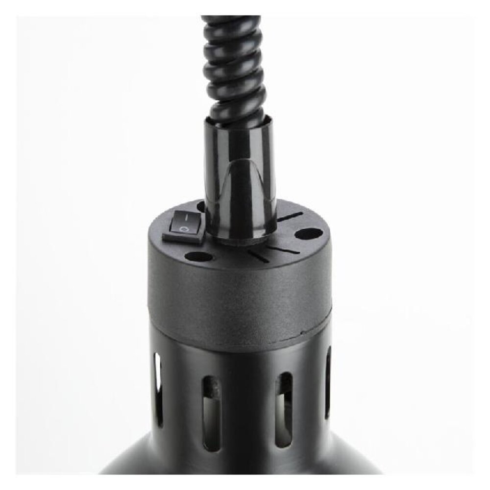 Buffalo Uitschuifbare hittelamp matzwart | DR759