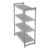 Cambro Stelling 183cm hoog 4 schappen - 61cm diep - 107cm breed Cambro Stelling 183cm hoog 4 schappen - 61cm diep - 107cm breed