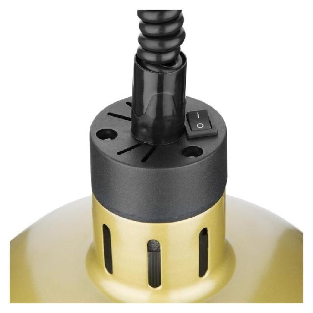 Buffalo Brede uitschuifbare hittelamp goudkleur | DY462