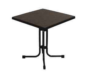 Geen merk Limburg pizarra opklapbare terrastafel 70 x 70cm Geen merk Limburg pizarra opklapbare terrastafel 70 x 70cm