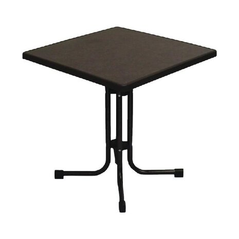 Geen merk Limburg pizarra opklapbare terrastafel 70 x 70cm | FN992 Geen merk Limburg pizarra opklapbare terrastafel 70 x 70cm | FN992