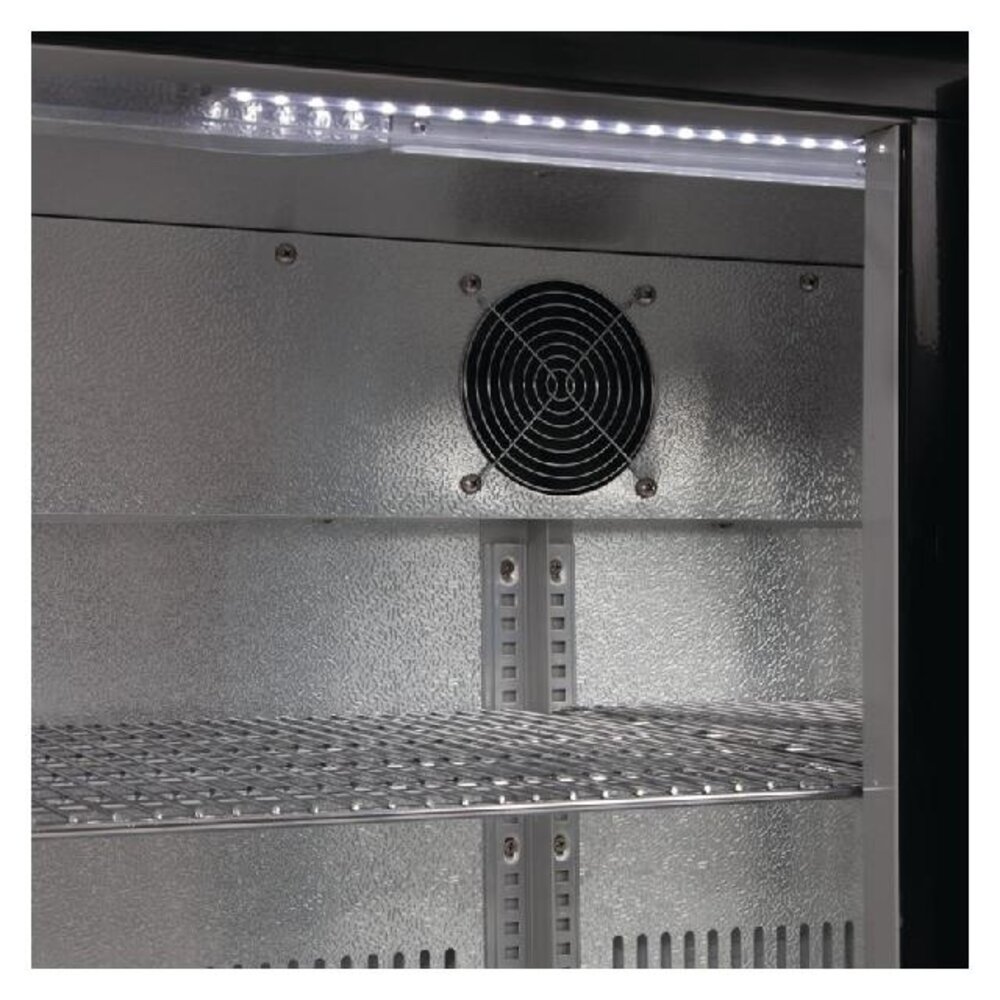 Polar G-serie 2-deurs barkoeling met klapdeuren zwart 198l | GL012 Polar G-serie 2-deurs barkoeling met klapdeuren zwart 198l | GL012