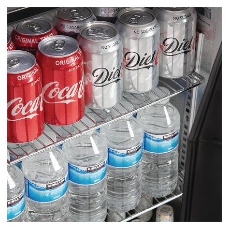 Polar G-serie 2-deurs barkoeling met klapdeuren zwart 198l | GL012 Polar G-serie 2-deurs barkoeling met klapdeuren zwart 198l | GL012