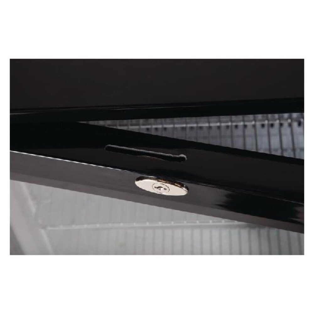 Polar G-serie 2-deurs barkoeling met klapdeuren zwart 208l | GL002 Polar G-serie 2-deurs barkoeling met klapdeuren zwart 208l | GL002