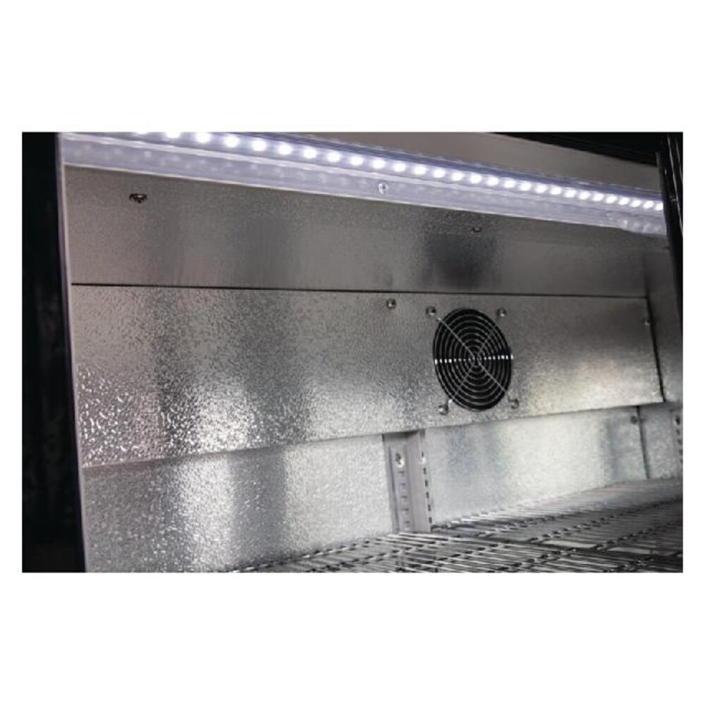 Polar G-serie 3-deurs barkoeling met schuifdeuren zwart 330l | GL006 Polar G-serie 3-deurs barkoeling met schuifdeuren zwart 330l | GL006