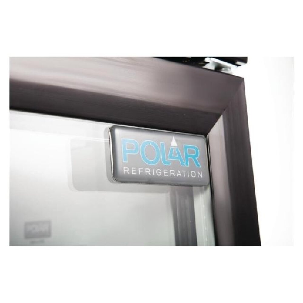 Polar G-serie 3-deurs barkoeling met klapdeuren zwart 330l | GL004 Polar G-serie 3-deurs barkoeling met klapdeuren zwart 330l | GL004