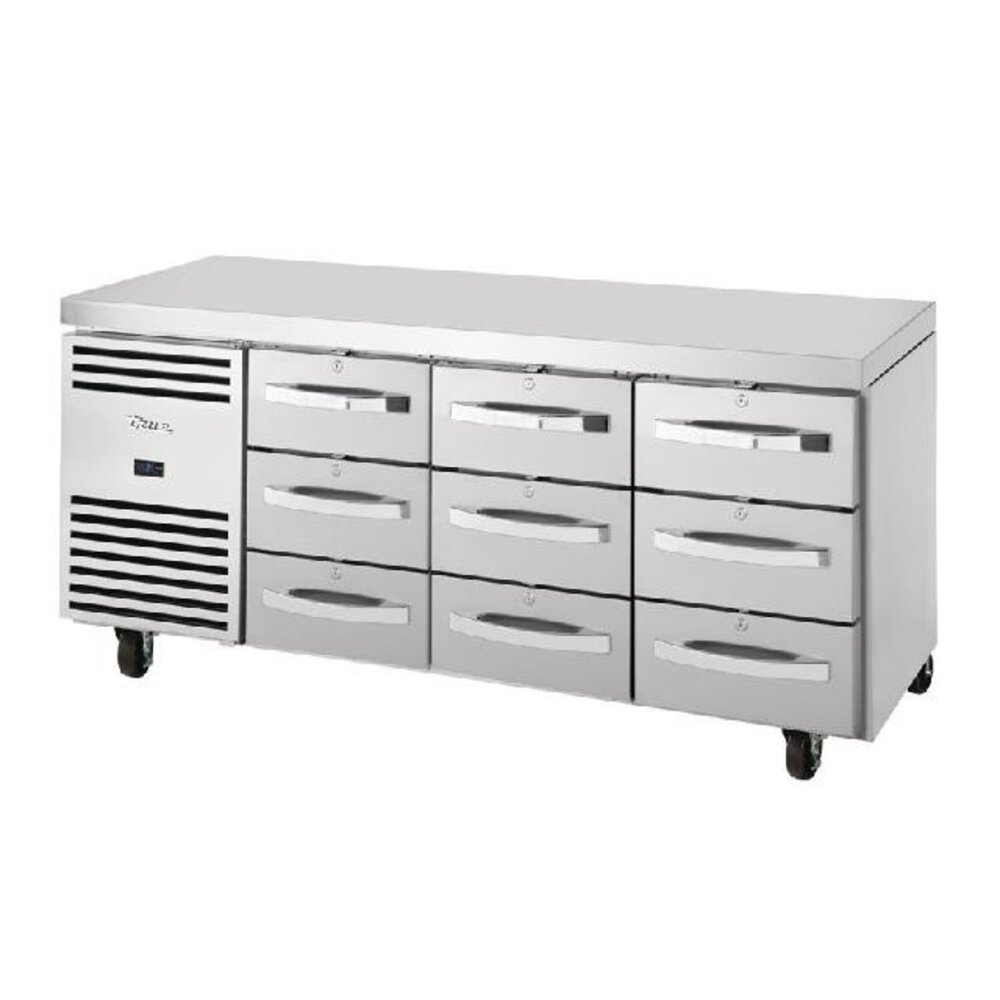 True Tcr1 3 koelwerkbank 9 lades | FB015 True Tcr1 3 koelwerkbank 9 lades | FB015