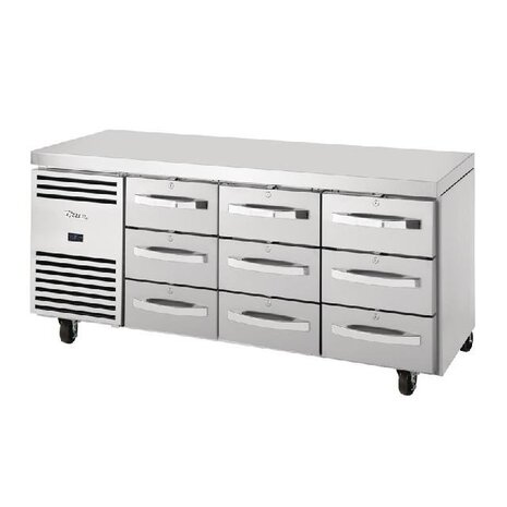 True Tcr1 3 koelwerkbank 9 lades | FB015 True Tcr1 3 koelwerkbank 9 lades | FB015