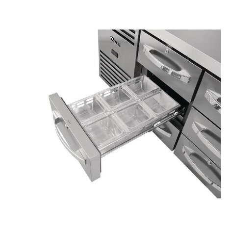 True Tcr1 3 koelwerkbank 9 lades | FB015 True Tcr1 3 koelwerkbank 9 lades | FB015