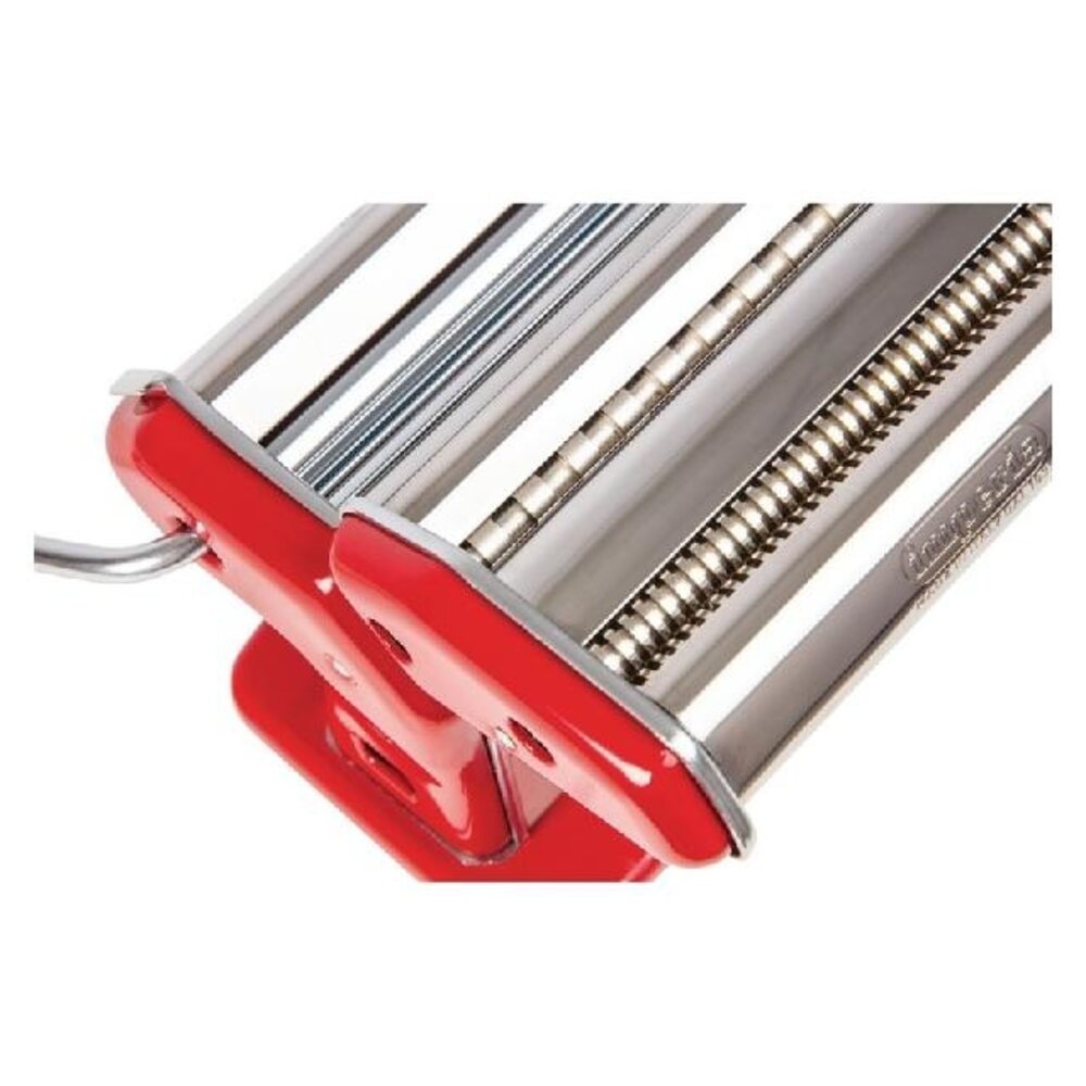 Imperia Verchroomd stalen pastamachine rood | DA426 Imperia Verchroomd stalen pastamachine rood | DA426