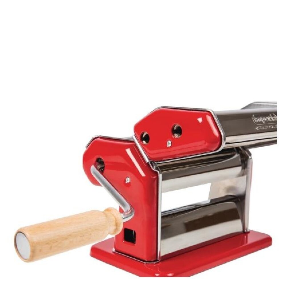 Imperia Verchroomd stalen pastamachine rood | DA426 Imperia Verchroomd stalen pastamachine rood | DA426