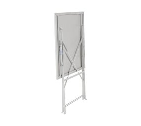 Bolero Vierkante opklapbare stalen tafel grijs 60cm Bolero Vierkante opklapbare stalen tafel grijs 60cm