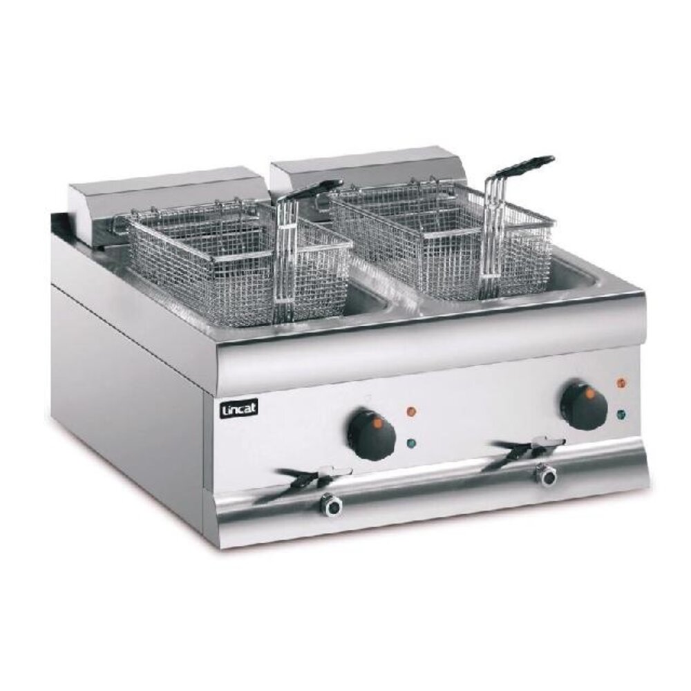 Lincat Silverlink 600 dubbele friteuse df66 | J537
