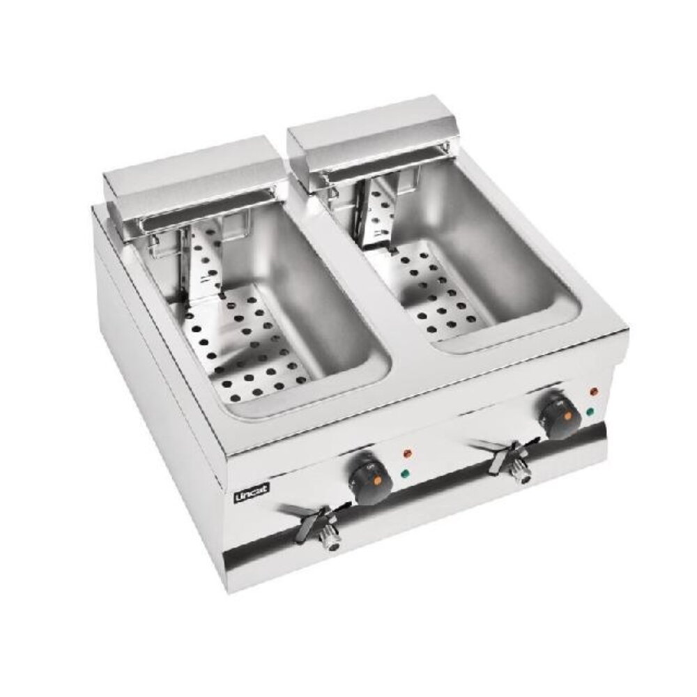 Lincat Silverlink 600 dubbele friteuse df66 | J537