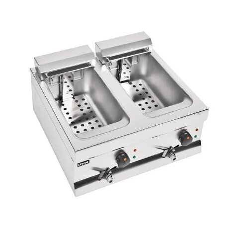 Lincat Silverlink 600 dubbele friteuse df66 | J537