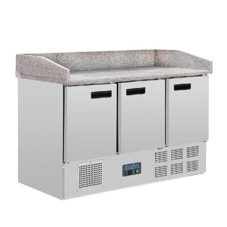 Polar G-serie pizza werkbank met granieten werkblad 368l | CN402 Polar G-serie pizza werkbank met granieten werkblad 368l | CN402