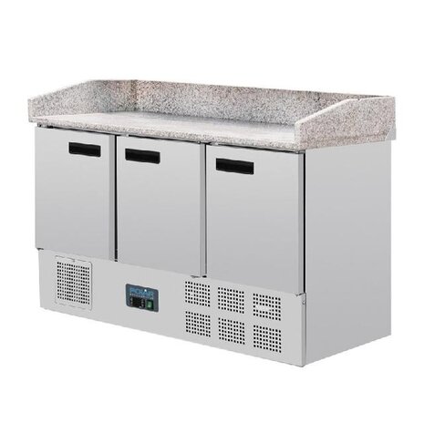 Polar G-serie pizza werkbank met granieten werkblad 368l | CN402 Polar G-serie pizza werkbank met granieten werkblad 368l | CN402