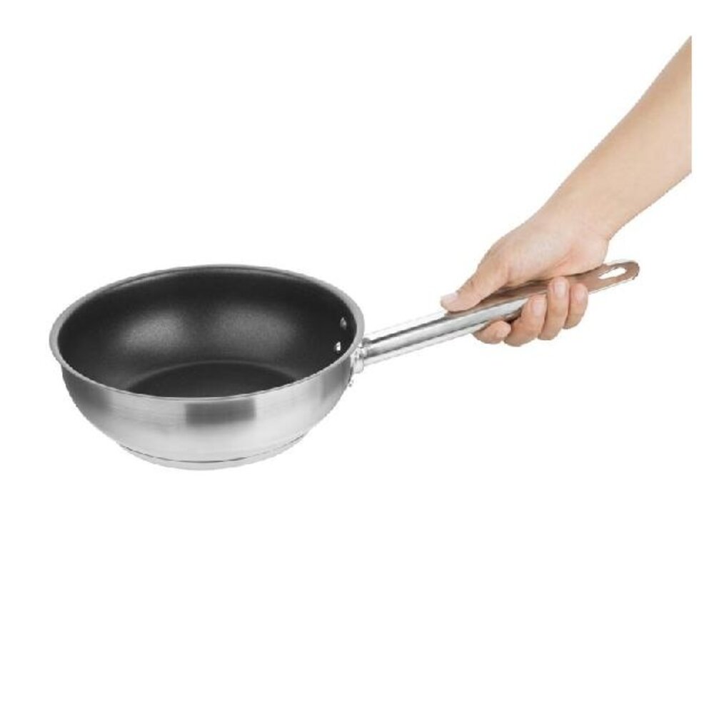 Vogue Platinum plus rvs anti-aanbak inductie sauteuse 20cm | FC098 Vogue Platinum plus rvs anti-aanbak inductie sauteuse 20cm | FC098