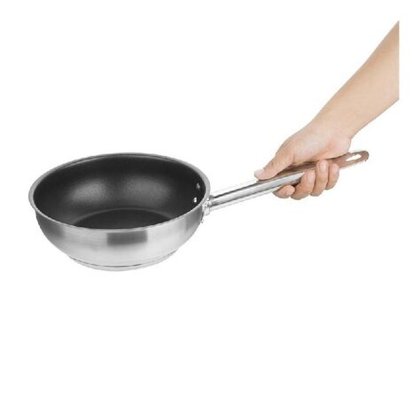 Vogue Platinum plus rvs anti-aanbak inductie sauteuse 20cm | FC098 Vogue Platinum plus rvs anti-aanbak inductie sauteuse 20cm | FC098