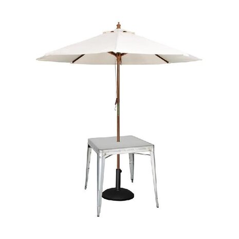 Bolero Bistro gegalvaniseerd stalen tafel vierkant 668mm | GC866