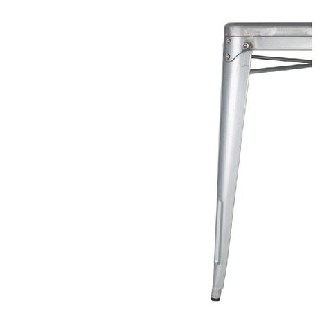Bolero Bistro gegalvaniseerd stalen tafel vierkant 668mm | GC866