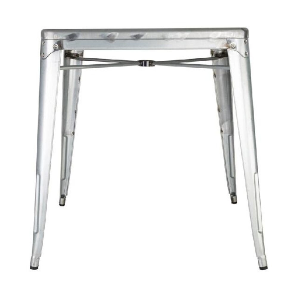 Bolero Bistro gegalvaniseerd stalen tafel vierkant 668mm | GC866