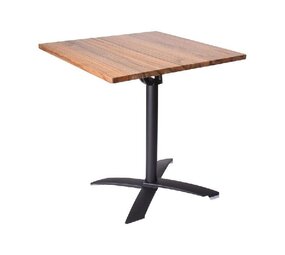 Geen merk Opklapbare indoor bistro tafel helsinki 70x70cm