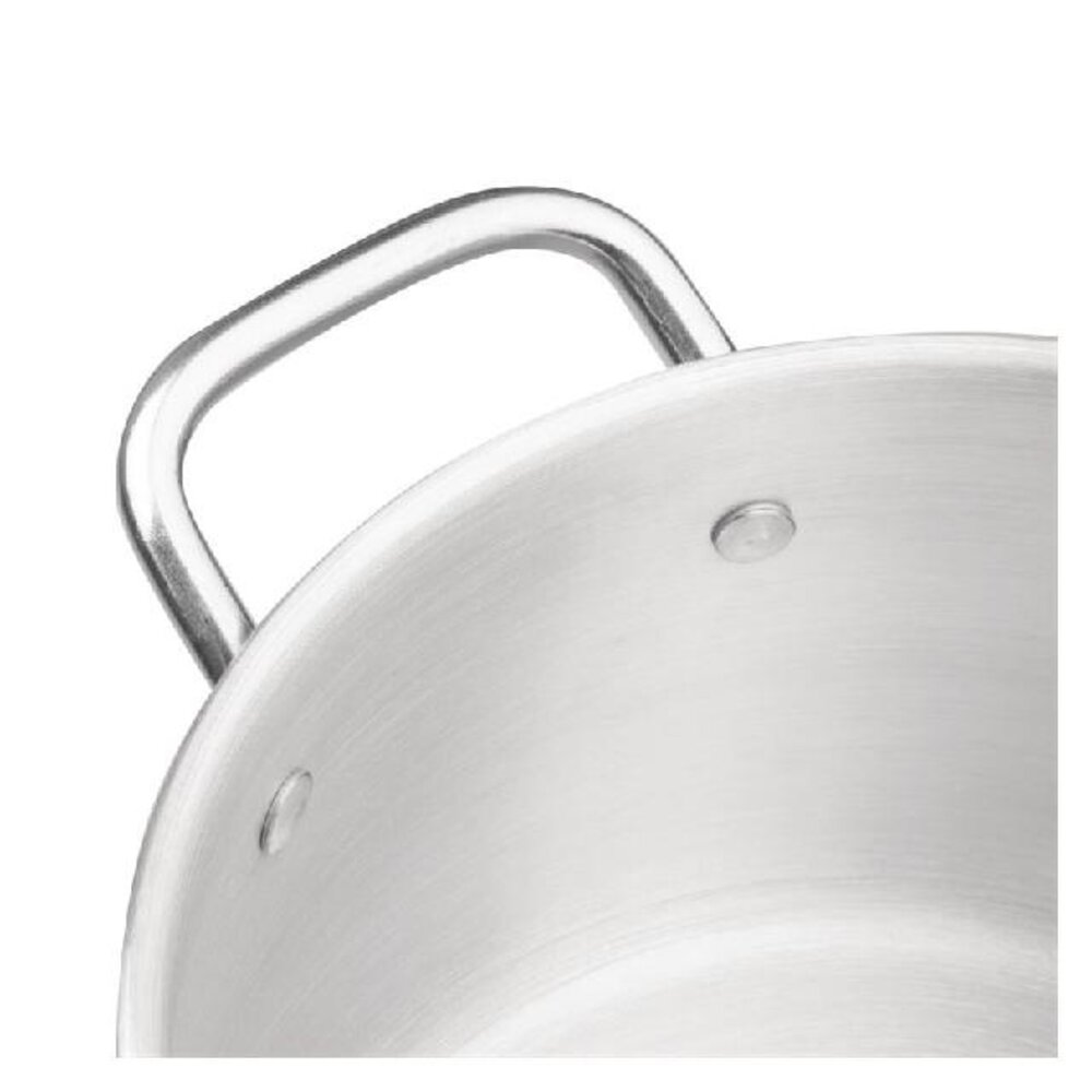 Vogue Aluminium pan met au bain marie inzet 4l | K643 Vogue Aluminium pan met au bain marie inzet 4l | K643